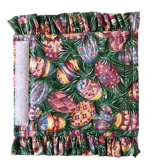 Longaberger Easter Egg Print Liner Handle Gripper - Picture 5 of 8